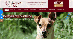 Desktop Screenshot of animalaidpdx.org