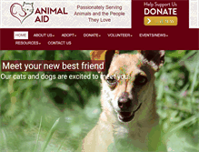 Tablet Screenshot of animalaidpdx.org